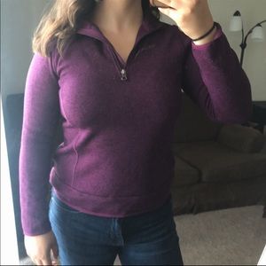 EDDIE BAUER quarter zip sweater